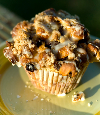 Blueberry Apple Muffin Blueberry Apple Muffin picture